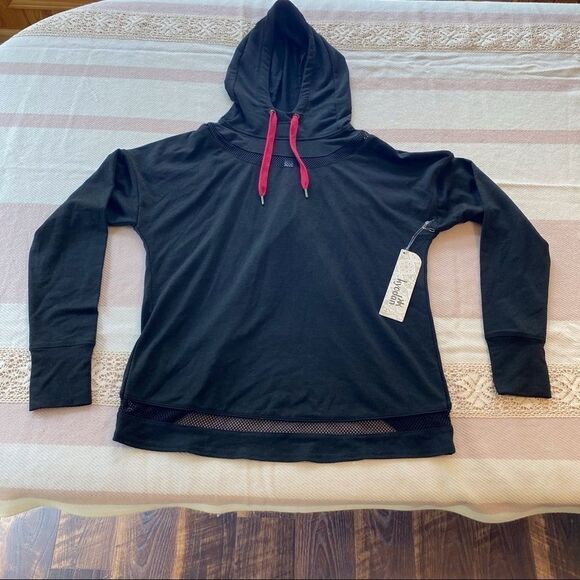 Kyodan Hooded Pullover Tulip Back Top - Picture 1 of 11